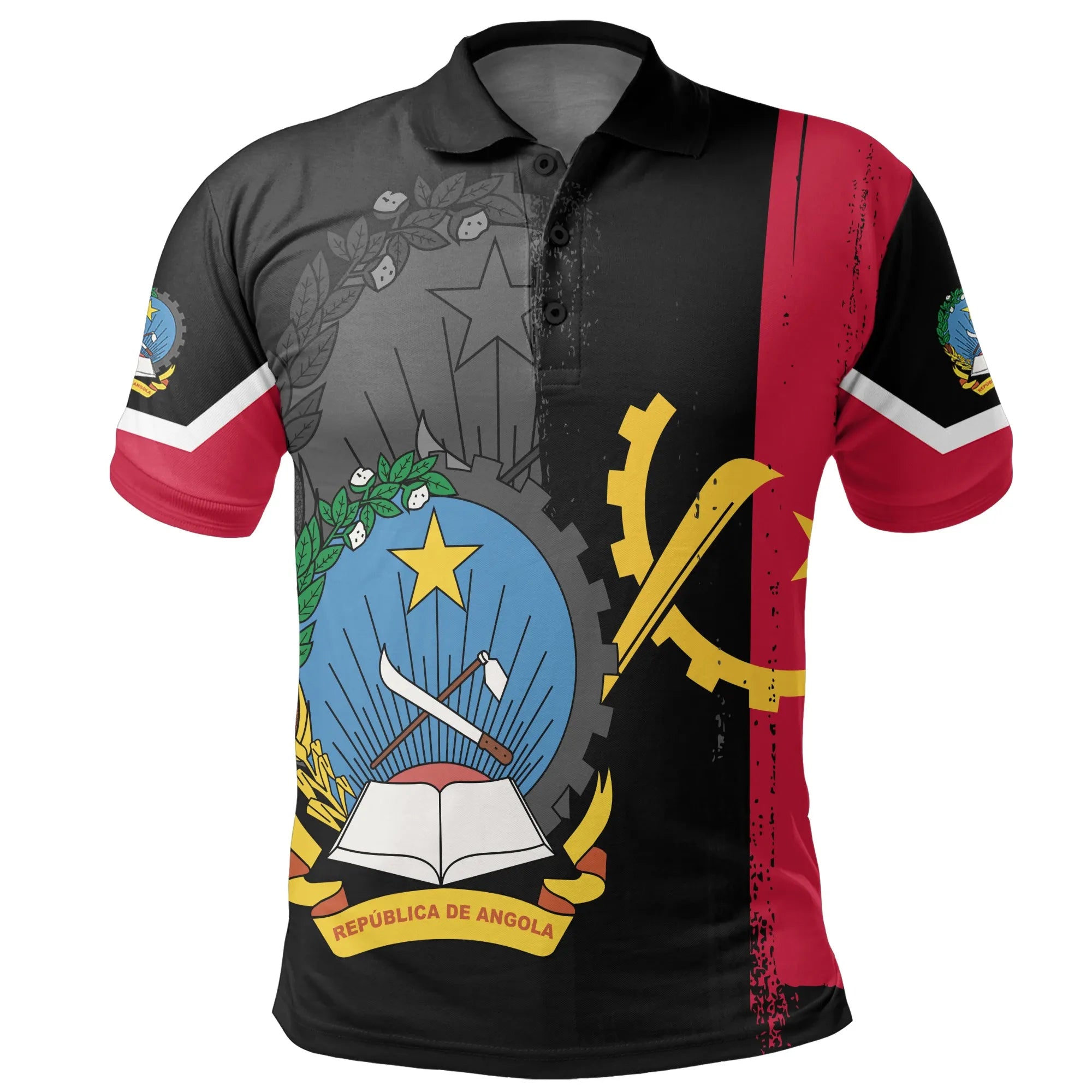 Angola Painted Style Polo Shirt