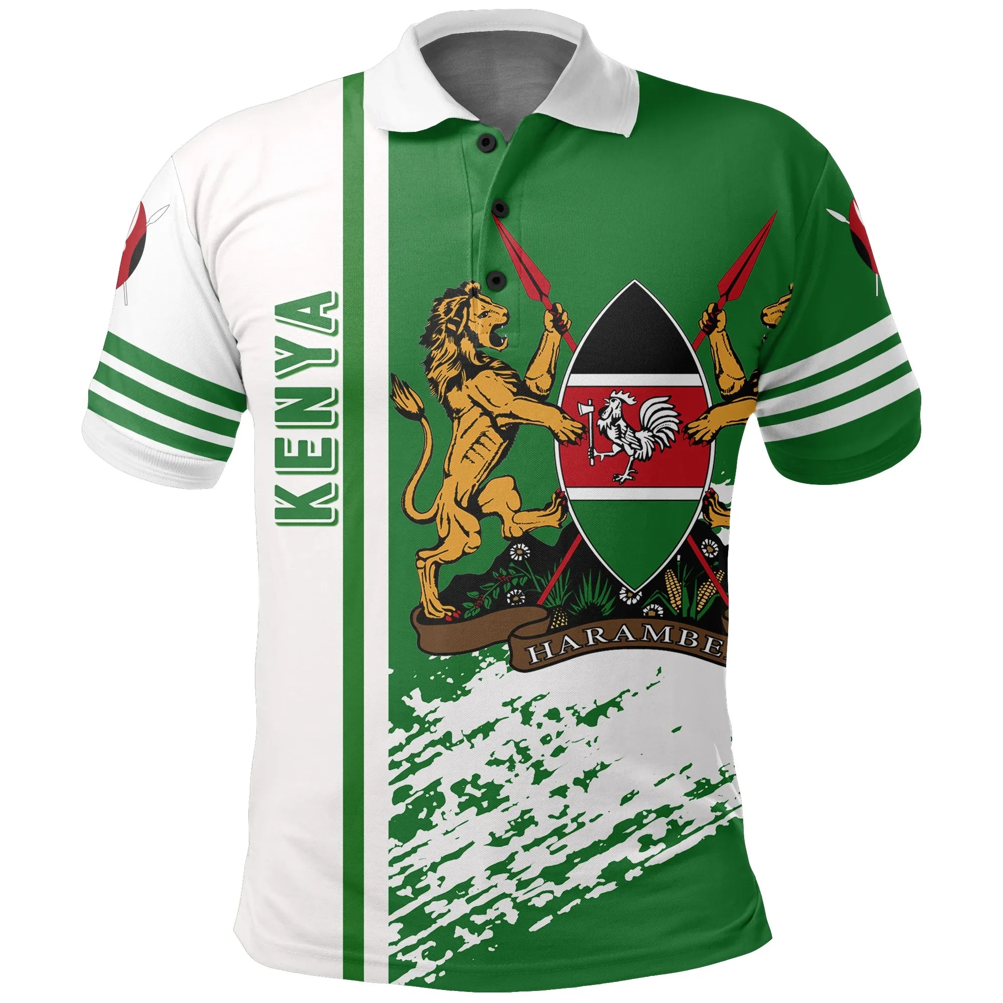 Kenya Quarter Style Polo Shirt