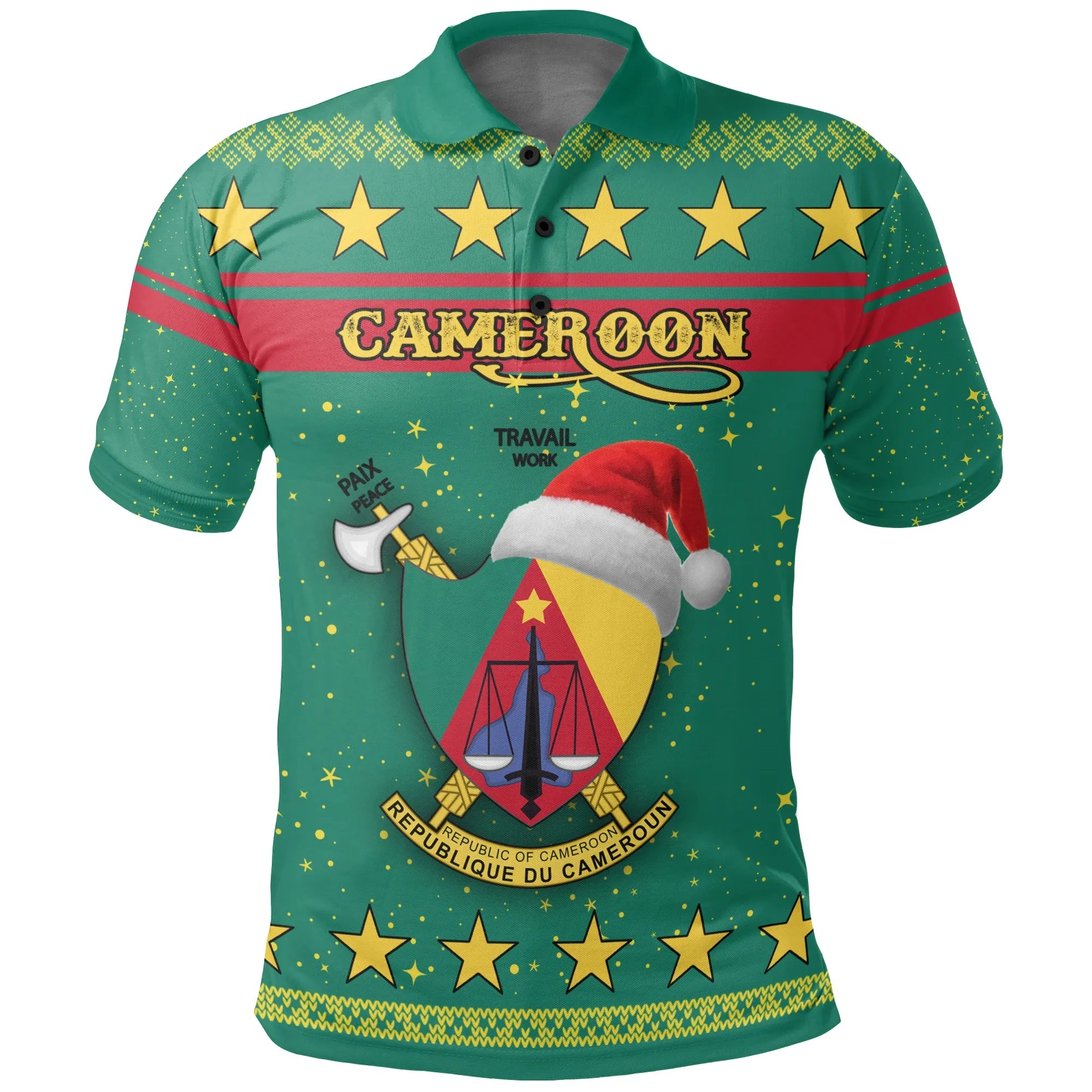 Cameroon Christmas Polo Shirt