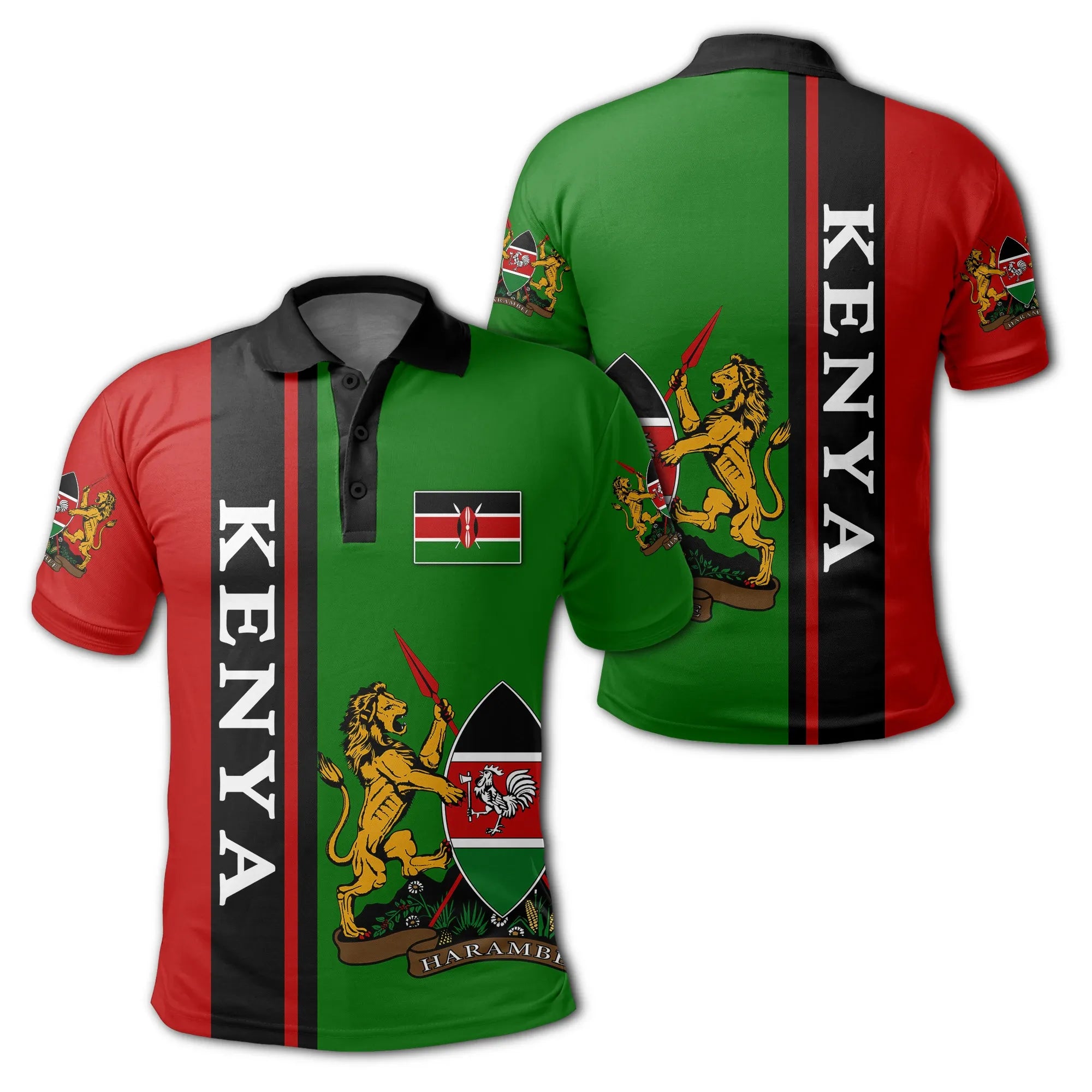 Kenya Style Polo Shirt