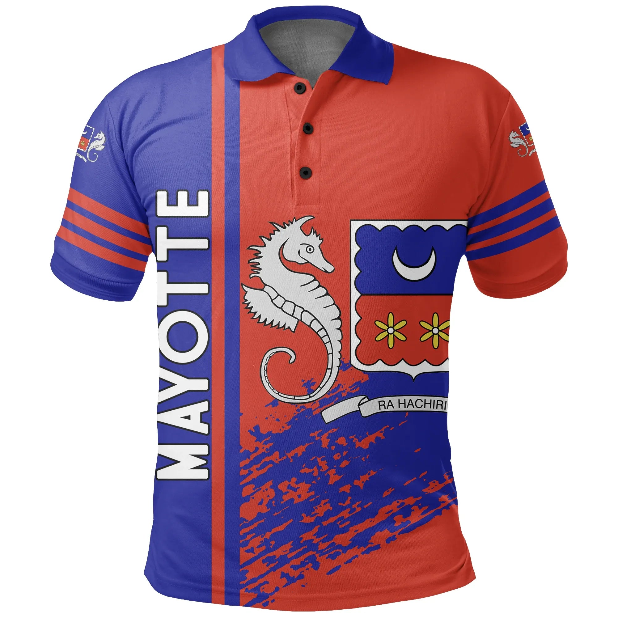 Mayotte Quarter Style Polo Shirt