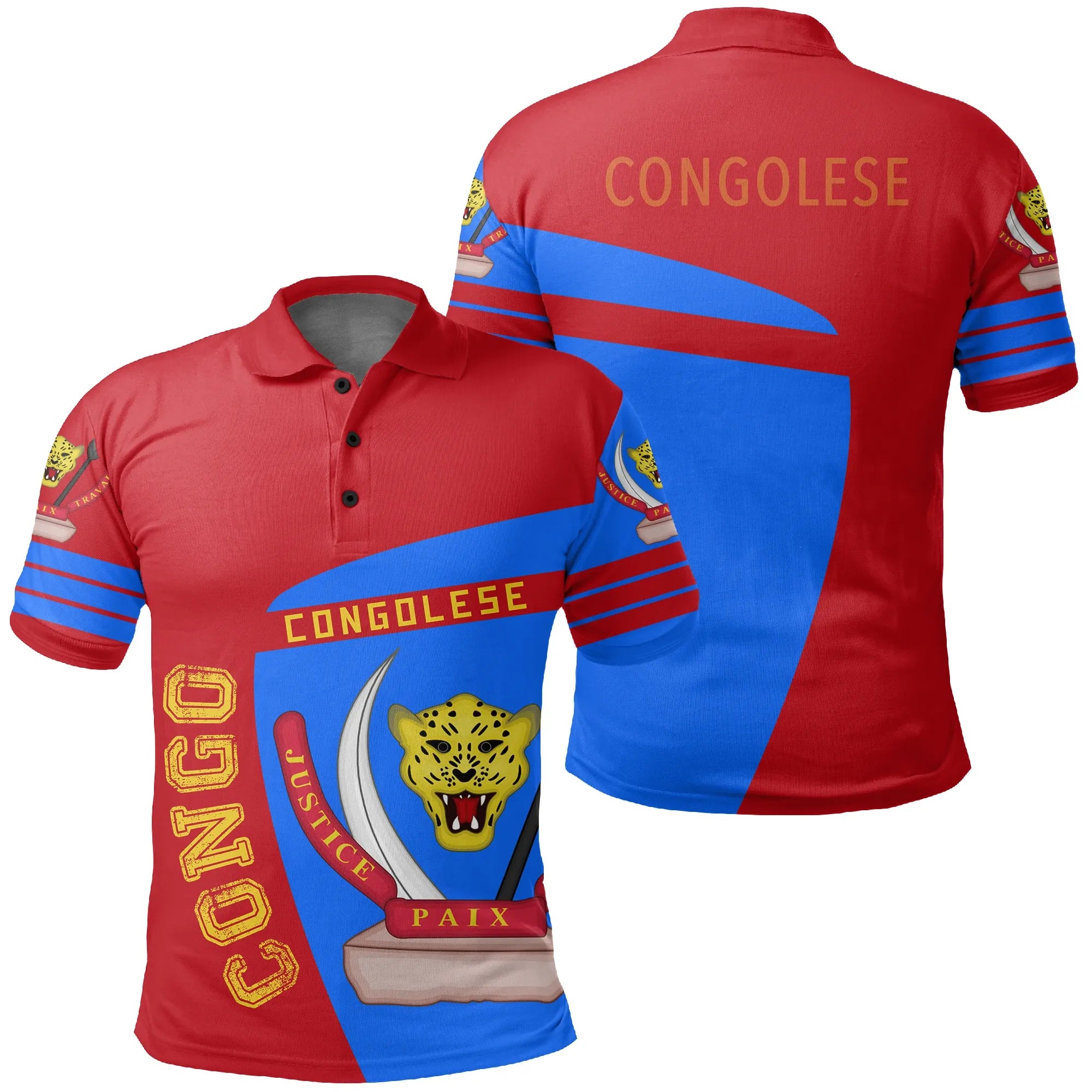 Democratic Republic of the Congo Polo Shirt Sport Premium