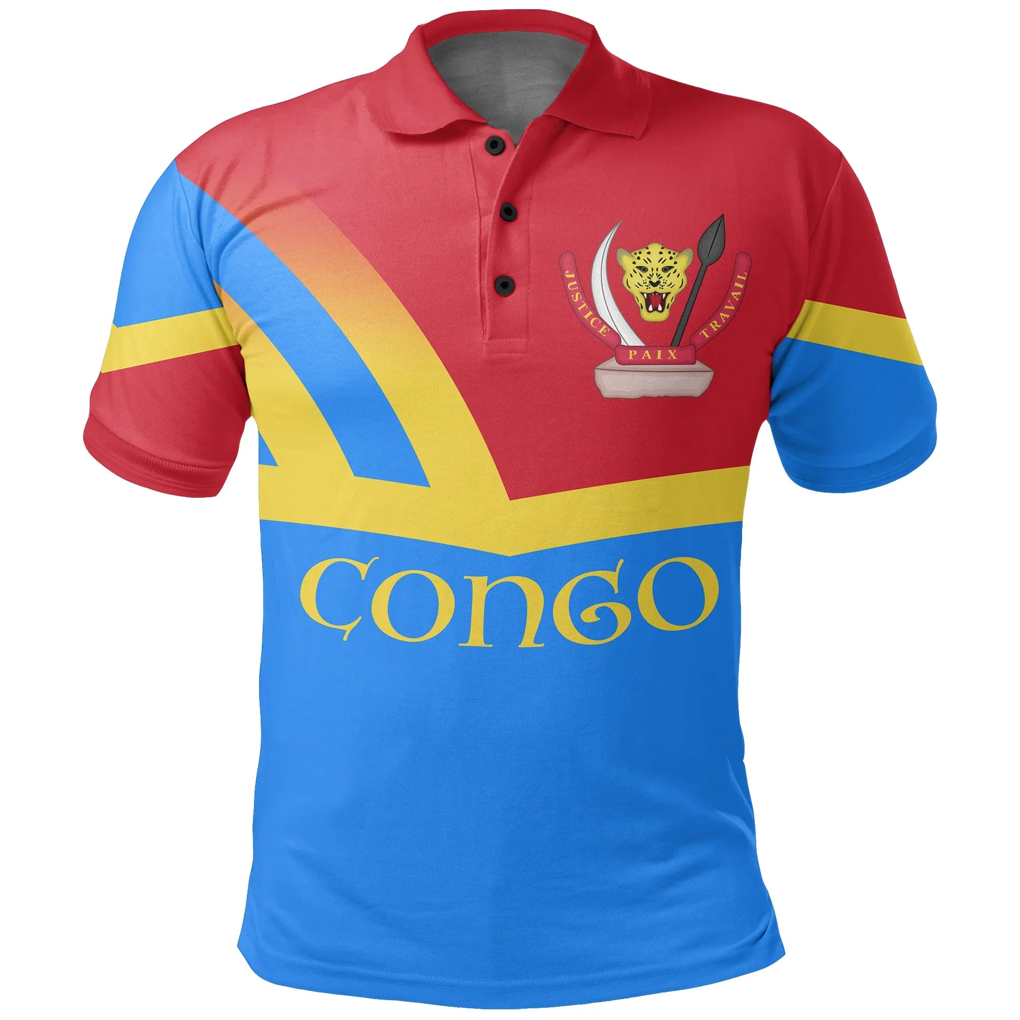 Democratic Republic of the Congo Prime Style Polo Shirt