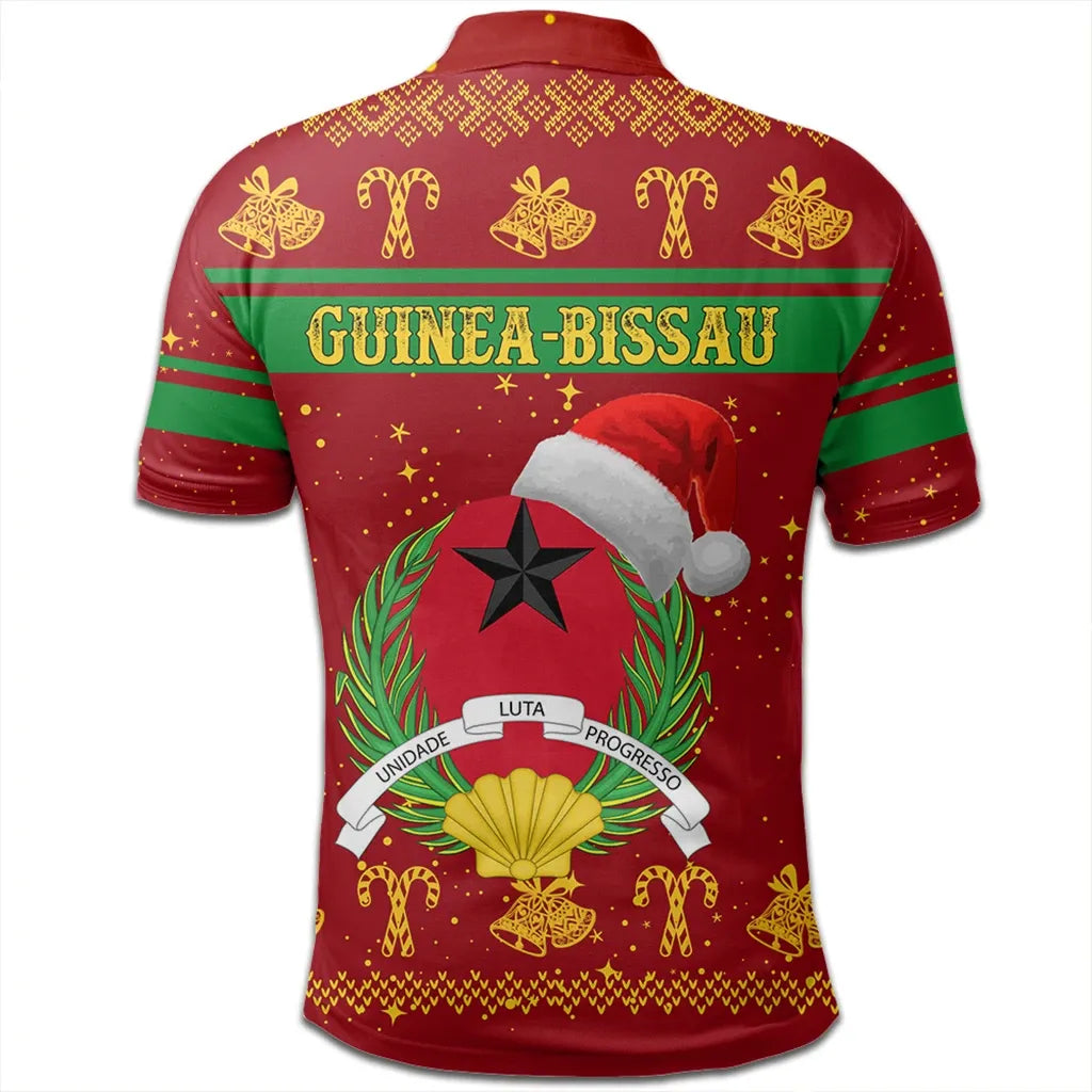 Guinea Bissau Polo Shirt Christmas