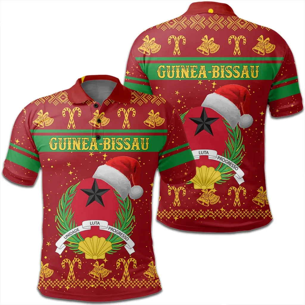 Guinea Bissau Polo Shirt Christmas