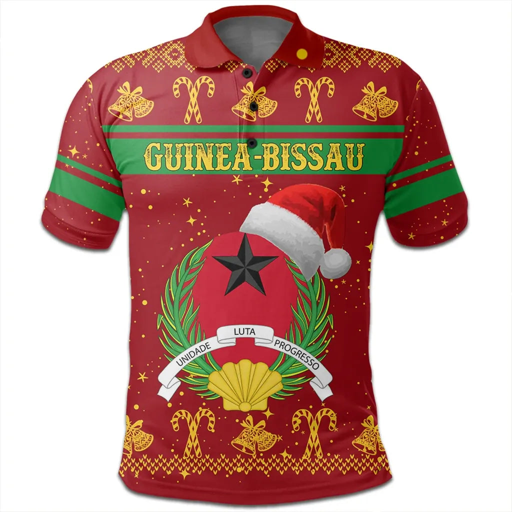 Guinea Bissau Polo Shirt Christmas