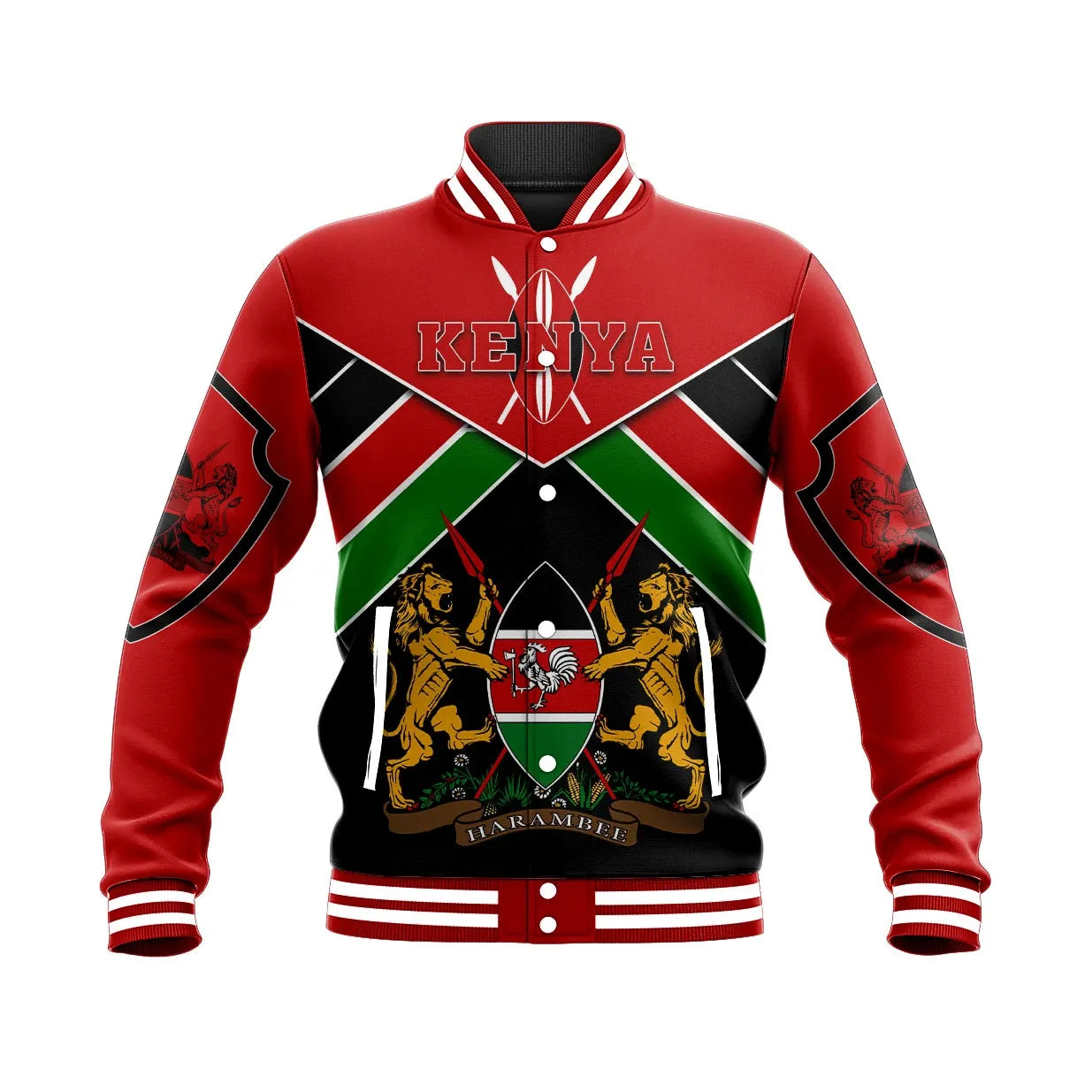 Africa Jacket - Kenya Zawadi Baseball Jacket9