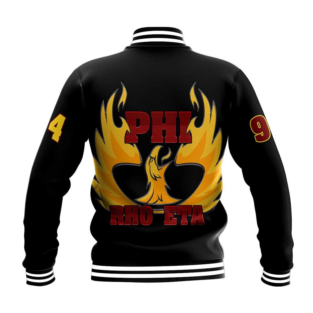 Jacket - Phi Rho Eta Letters Baseball Jacket