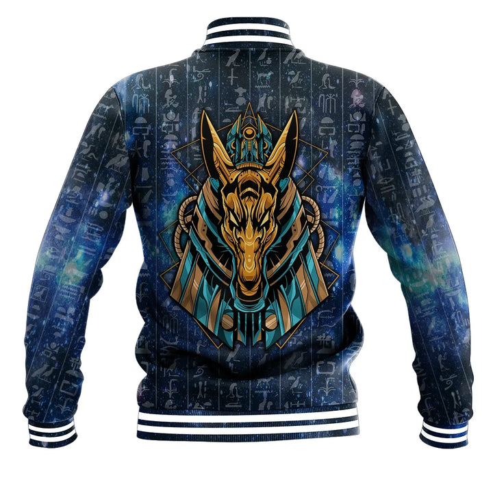 Africa Jacket - Egypt Anubis Galaxy Baseball Jacket J8