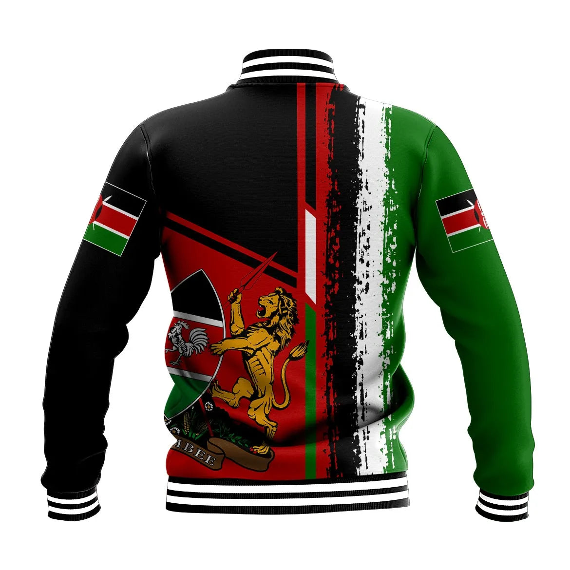 Africa Jacket - Kenya Harambee Baseball Jacket9