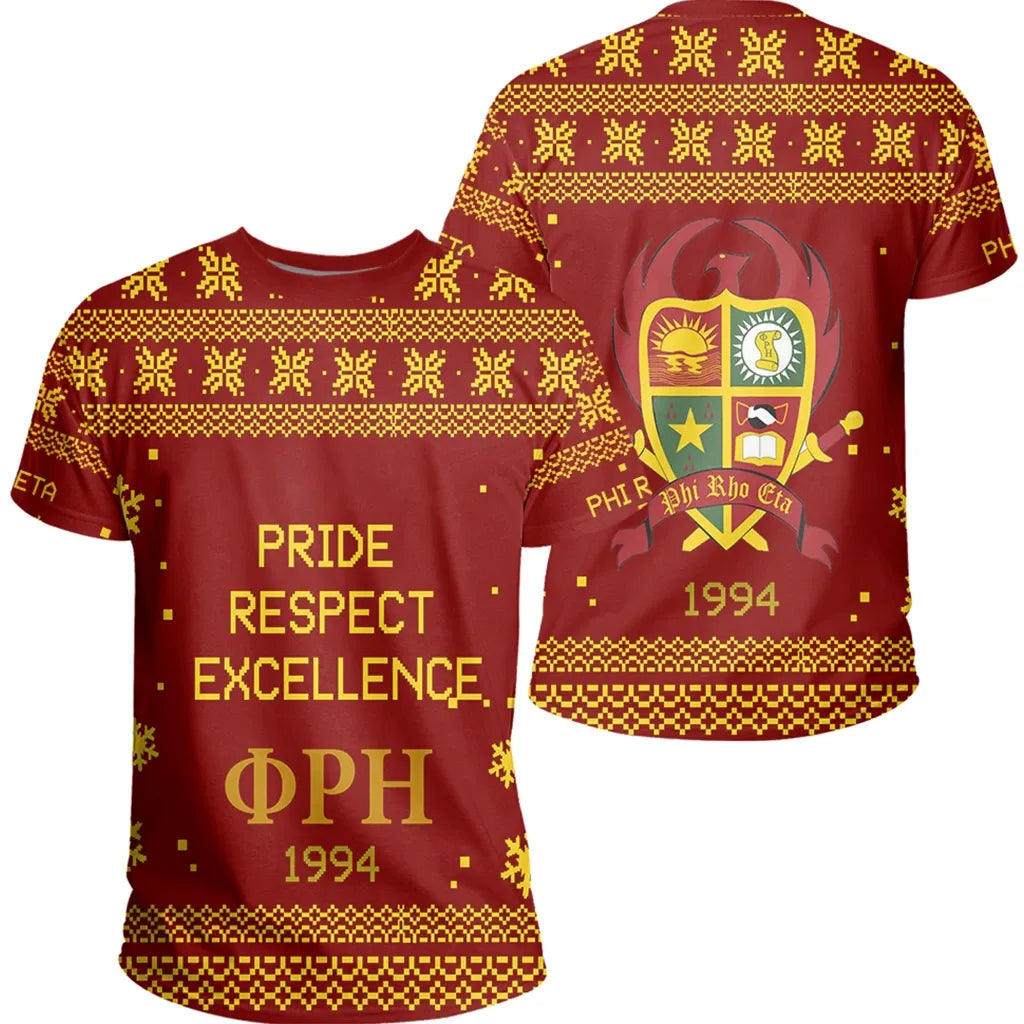 T-Shirt - Phi Rho Eta Xmas Motto T-Shirt J09