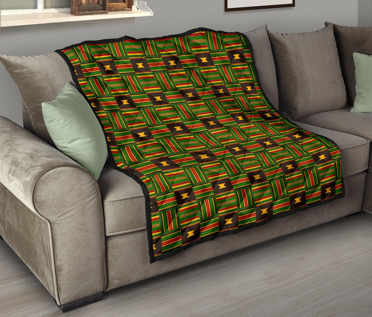 Kente Quilt Ghanaian Pattern