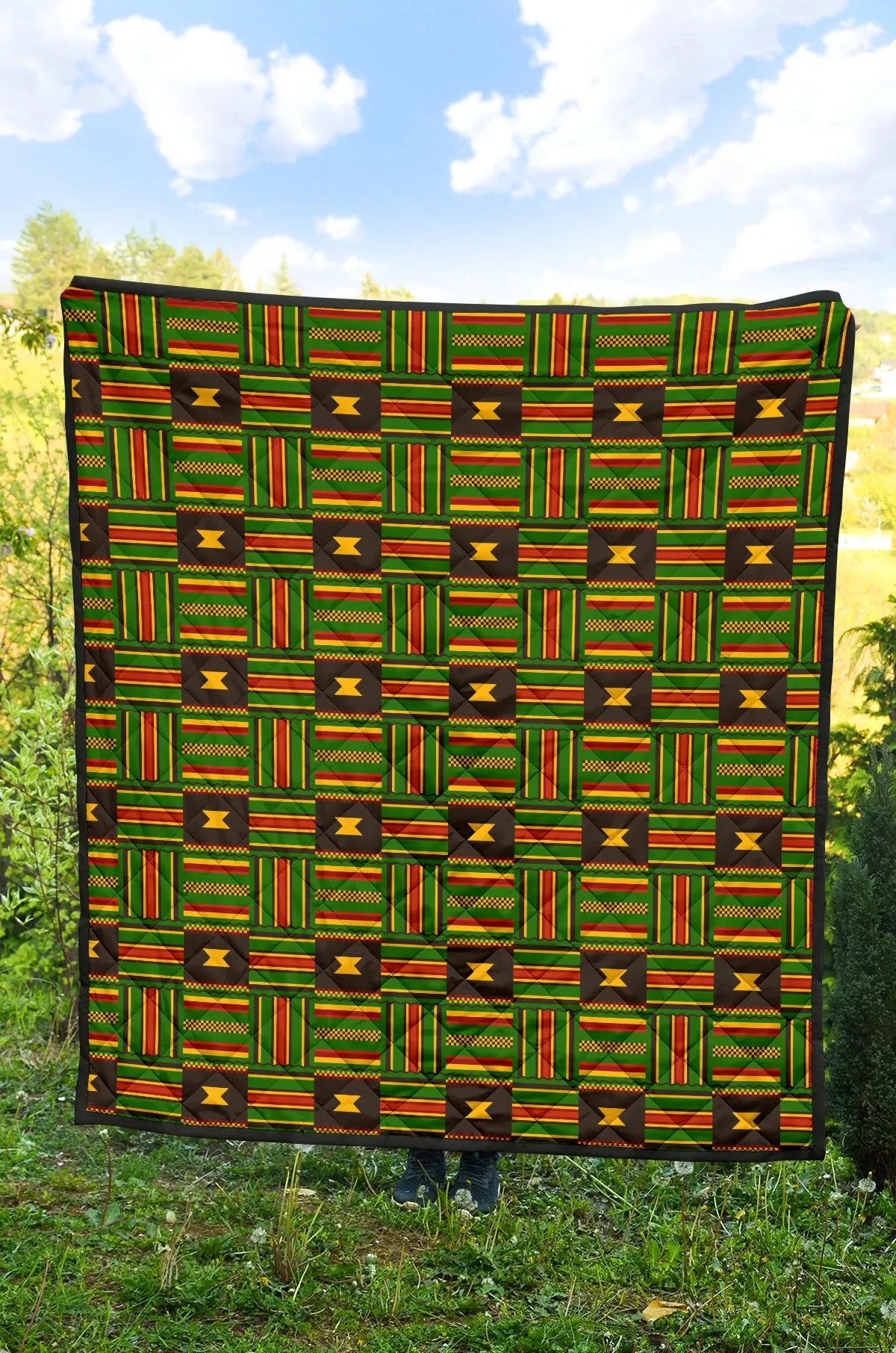 Kente Quilt Ghanaian Pattern