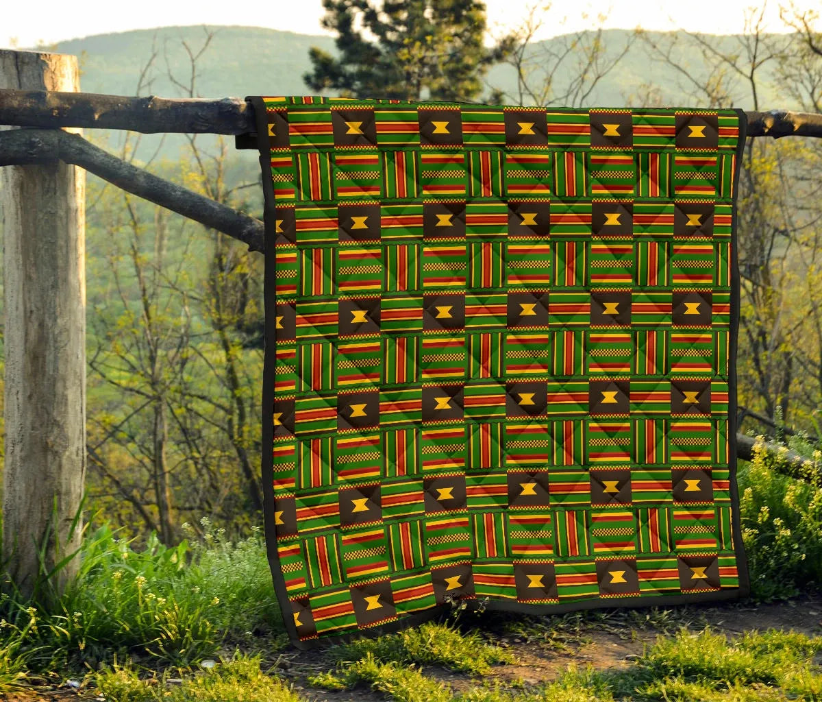 Kente Quilt Ghanaian Pattern