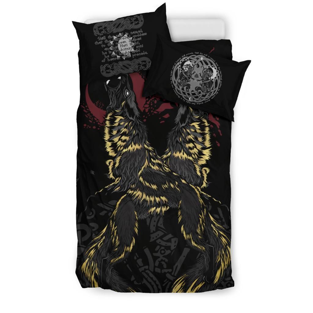 Vikings The Wolves Skoll and Hati Bedding Set