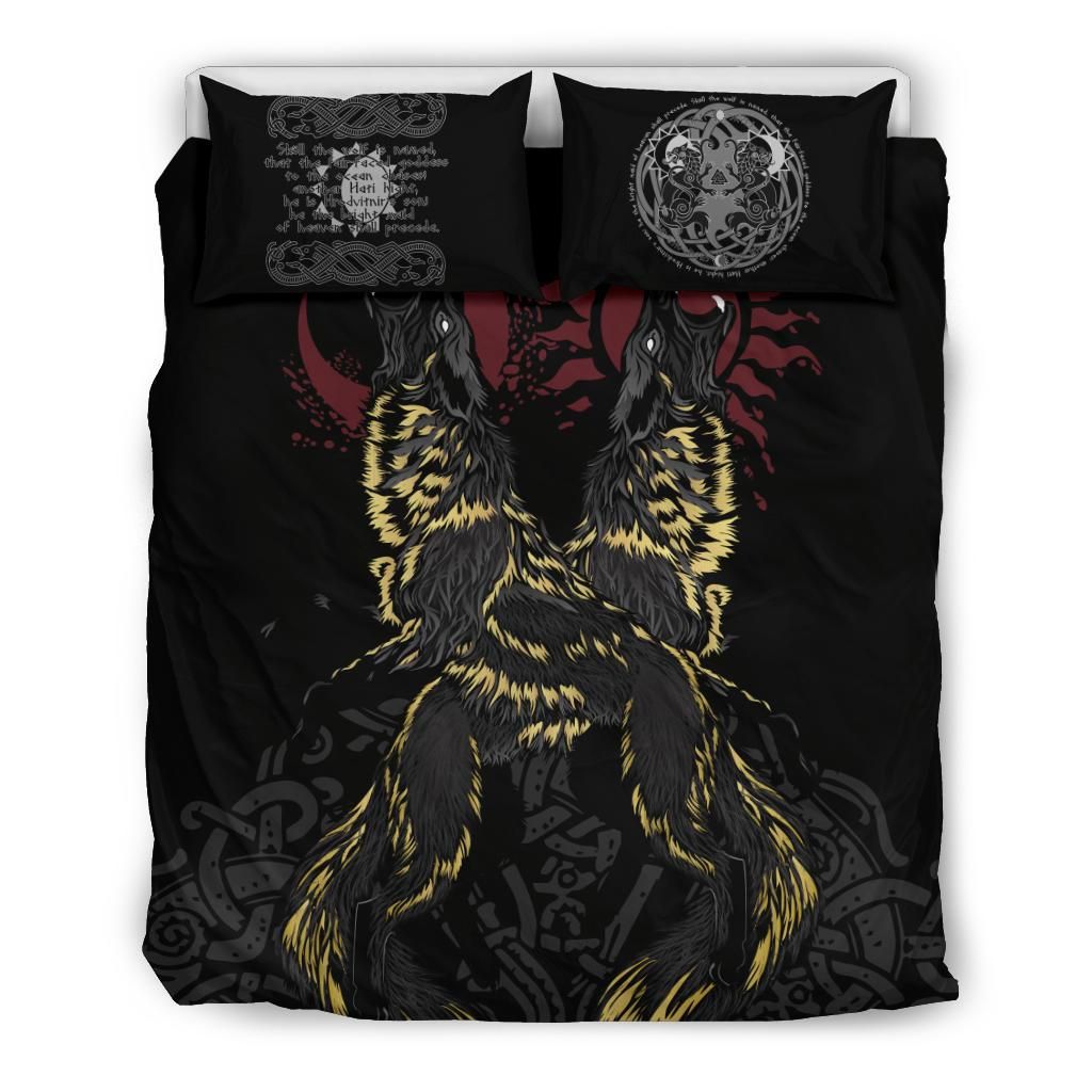 Vikings The Wolves Skoll and Hati Bedding Set