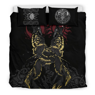 Vikings The Wolves Skoll and Hati Bedding Set