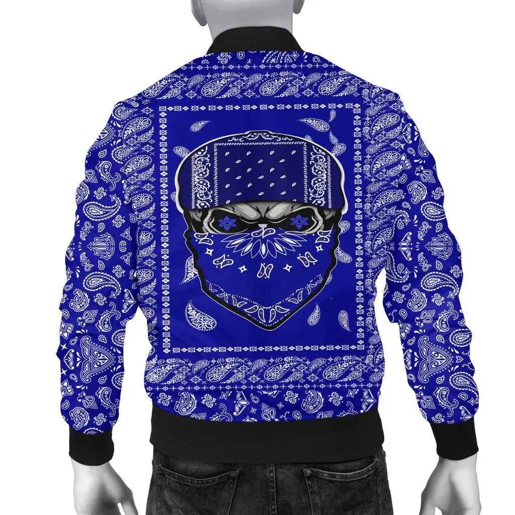 Crips Gang Skull Bomber Jacket – To The Closet