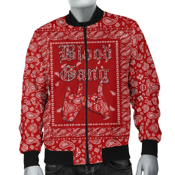 Blood Gang Bomber Jacket