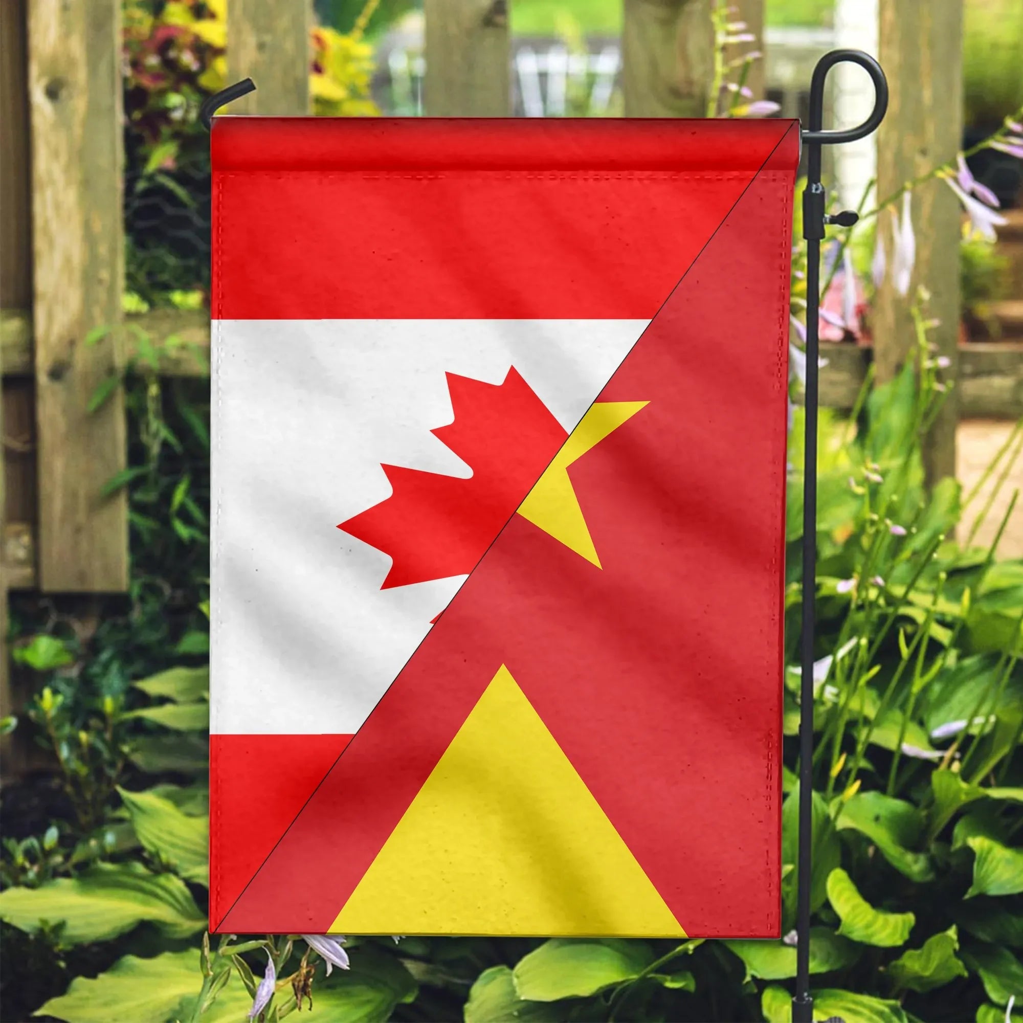 Canada Flag With Tigray Flag