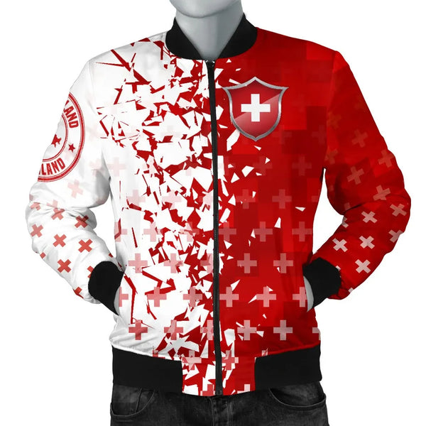 Switzerland Bomber Jacket Swiss Shield