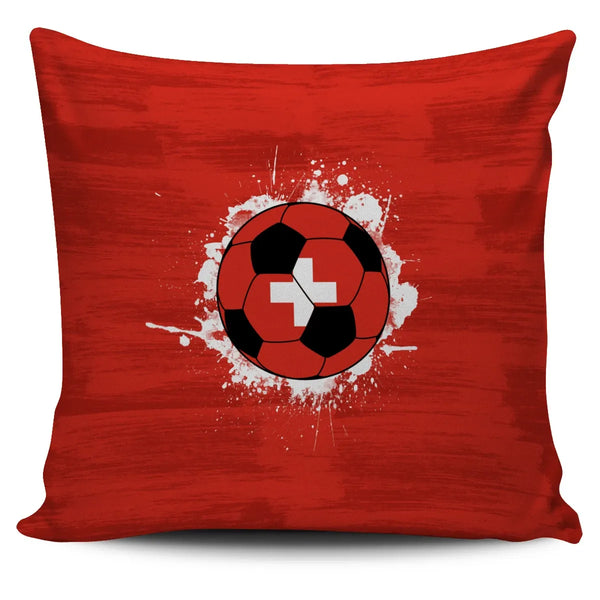 Switzerland Soccer Pillow Cover