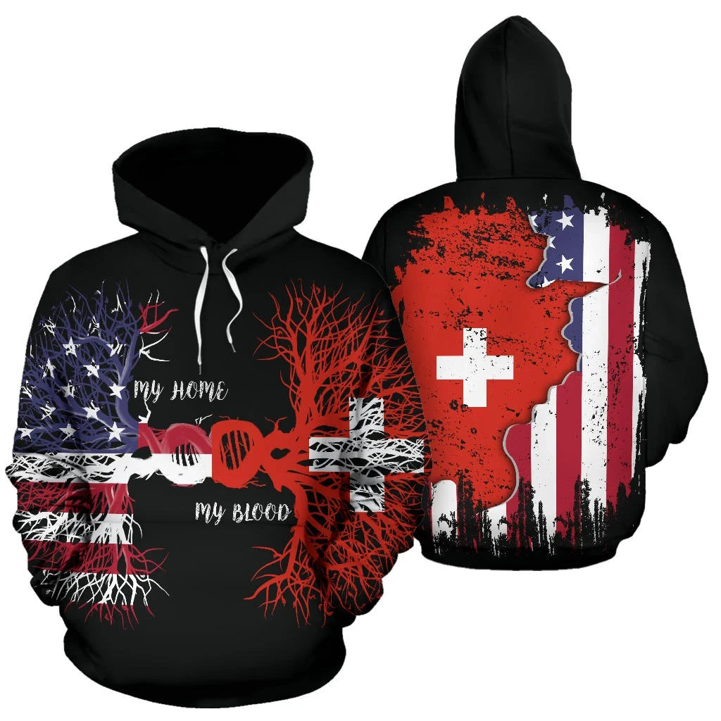 American Grown Switzerland Root Dna Hoodie