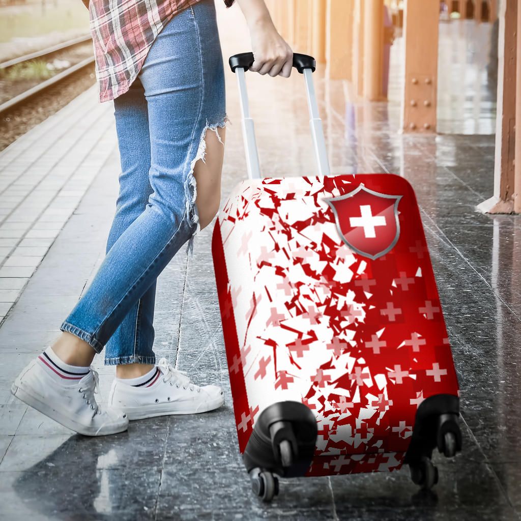 Switzerland Luggage Cover Swiss Shield