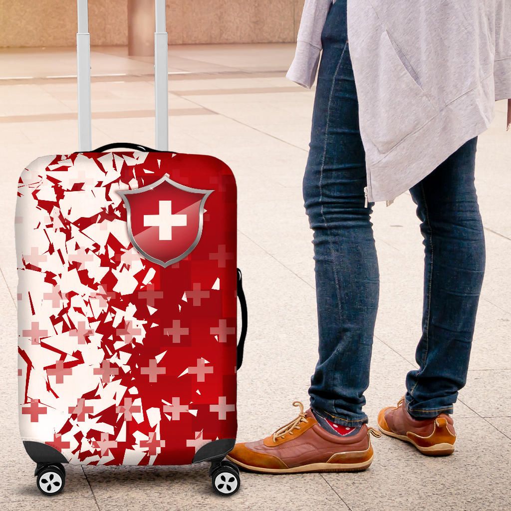 Switzerland Luggage Cover Swiss Shield