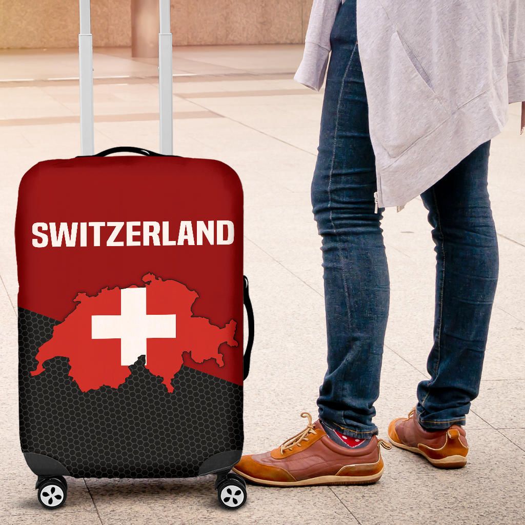 Switzerland Map Special Luggage Covers