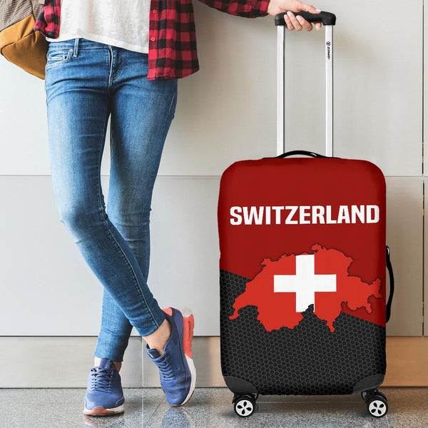 Switzerland Map Special Luggage Covers