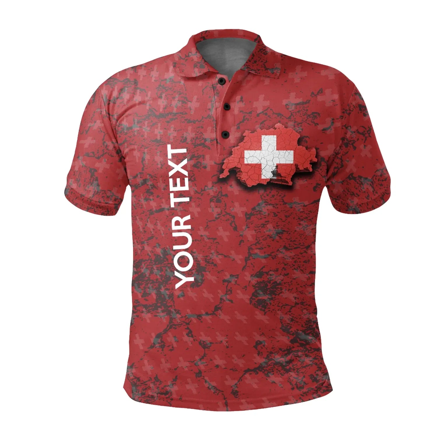 Custom Switzerland Landscape Polo Shirt