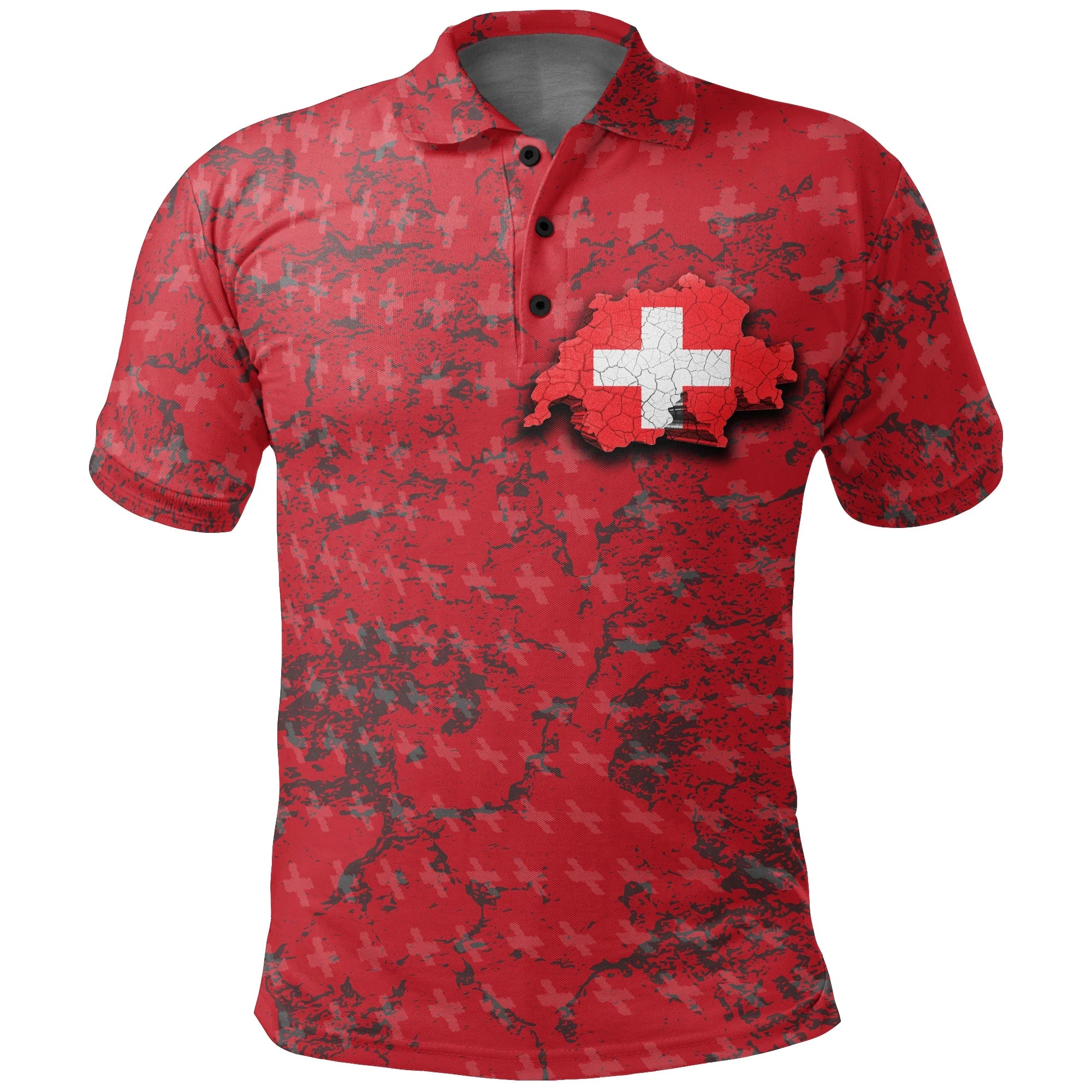 Custom Switzerland Landscape Polo Shirt