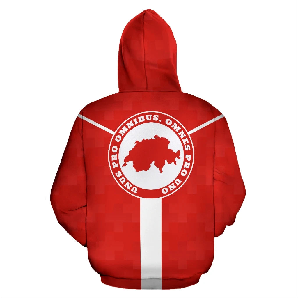 Switzerland Rising Zip Hoodie