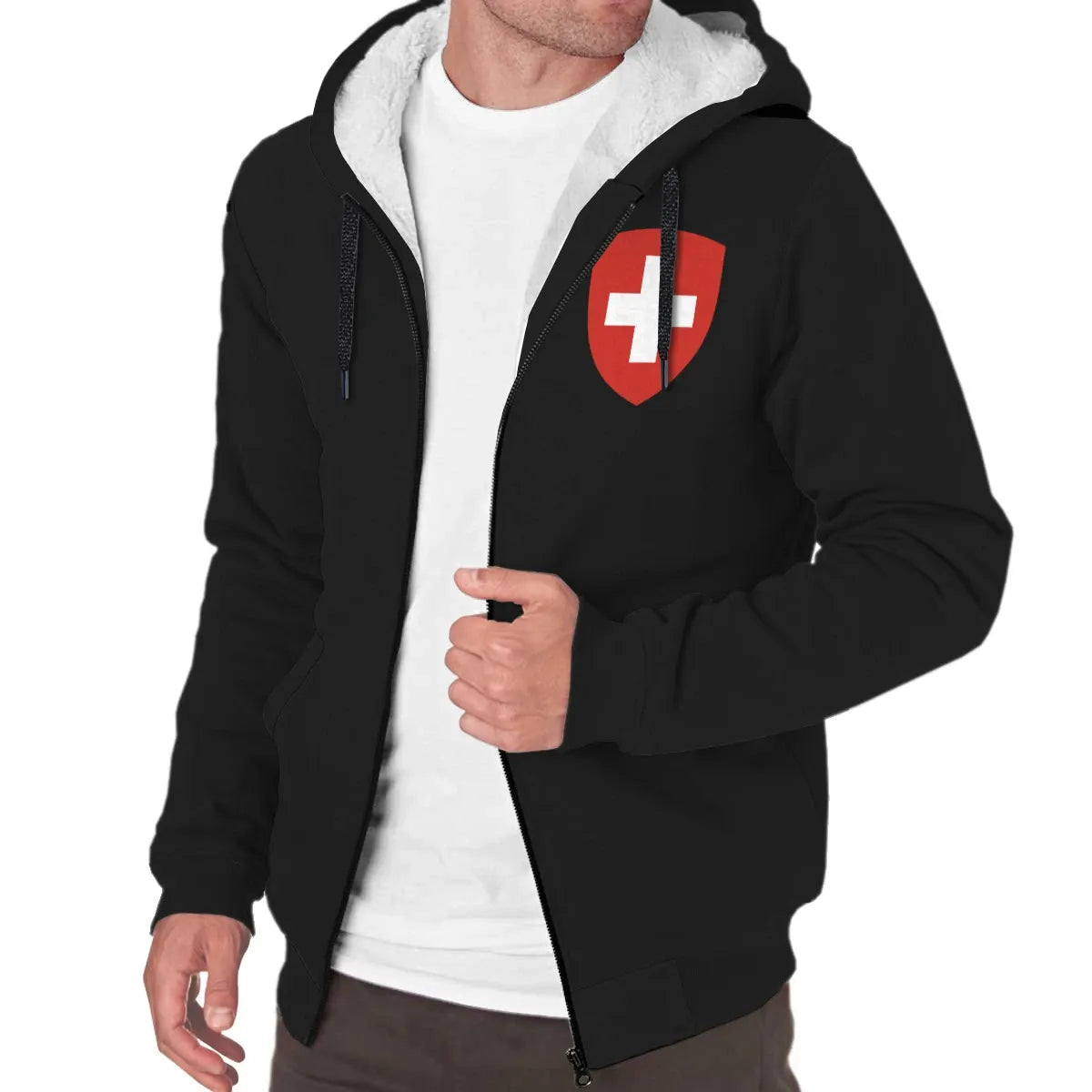 Switzerland Sherpa Hoodie