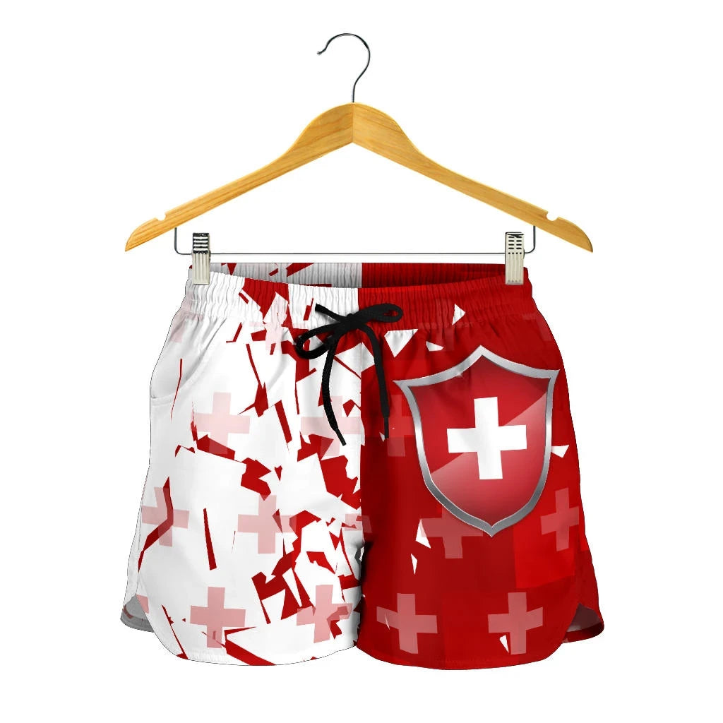 Switzerland Women Shorts Swiss Shield