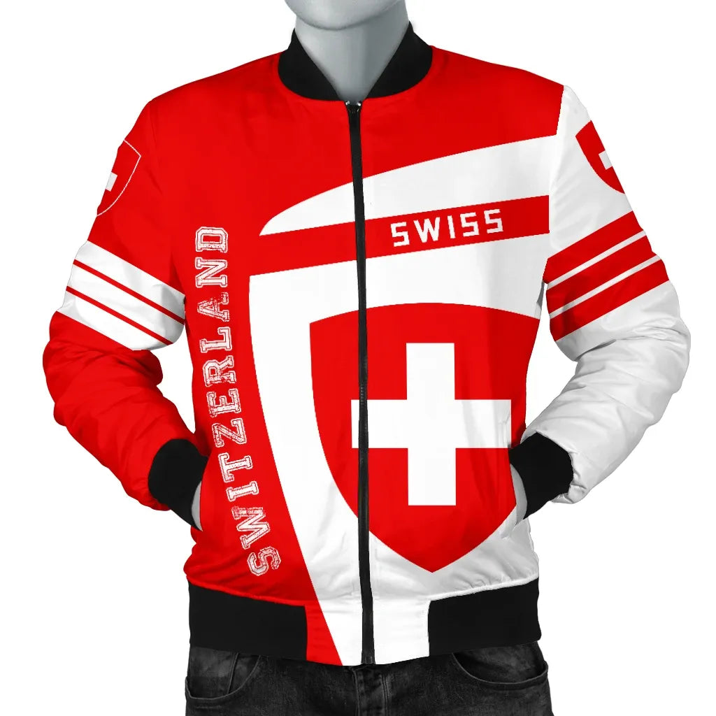 Switzerland Sport Bomber Jacket Premium Style