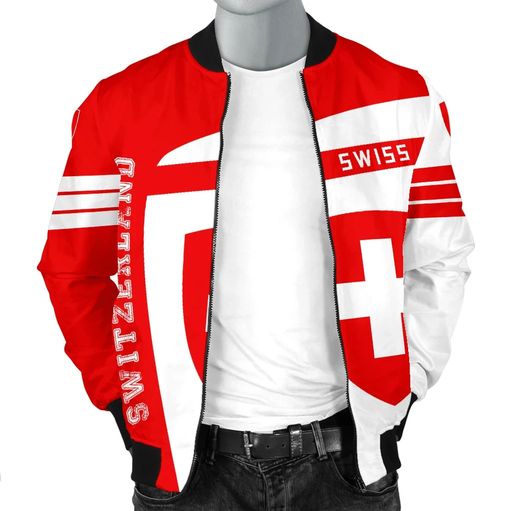 Switzerland Sport Bomber Jacket Premium Style