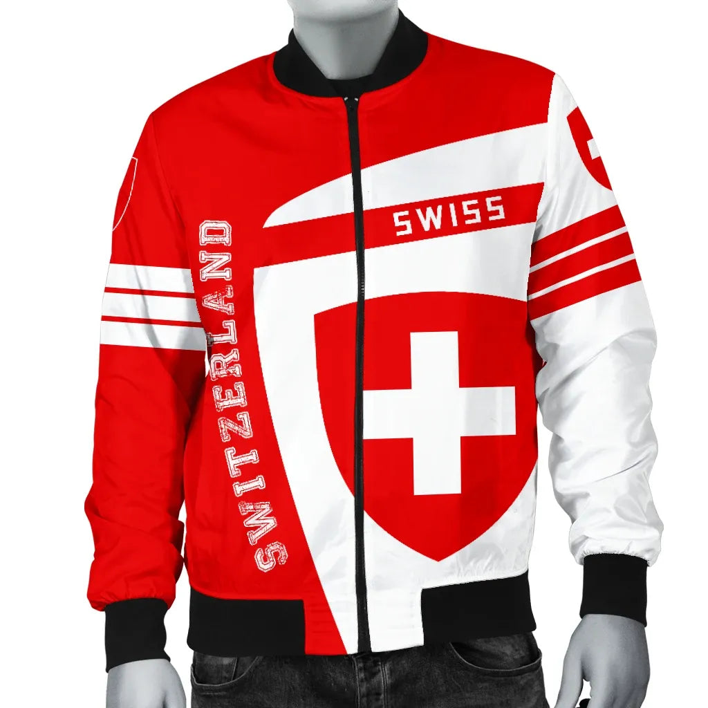 Switzerland Sport Bomber Jacket Premium Style