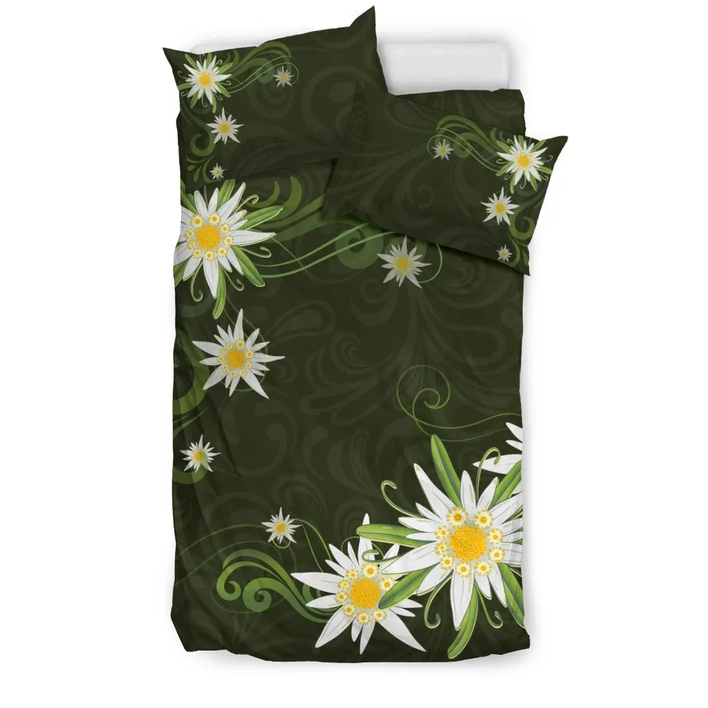 Switzerland Bedding Set Swiss Edelweiss Flower