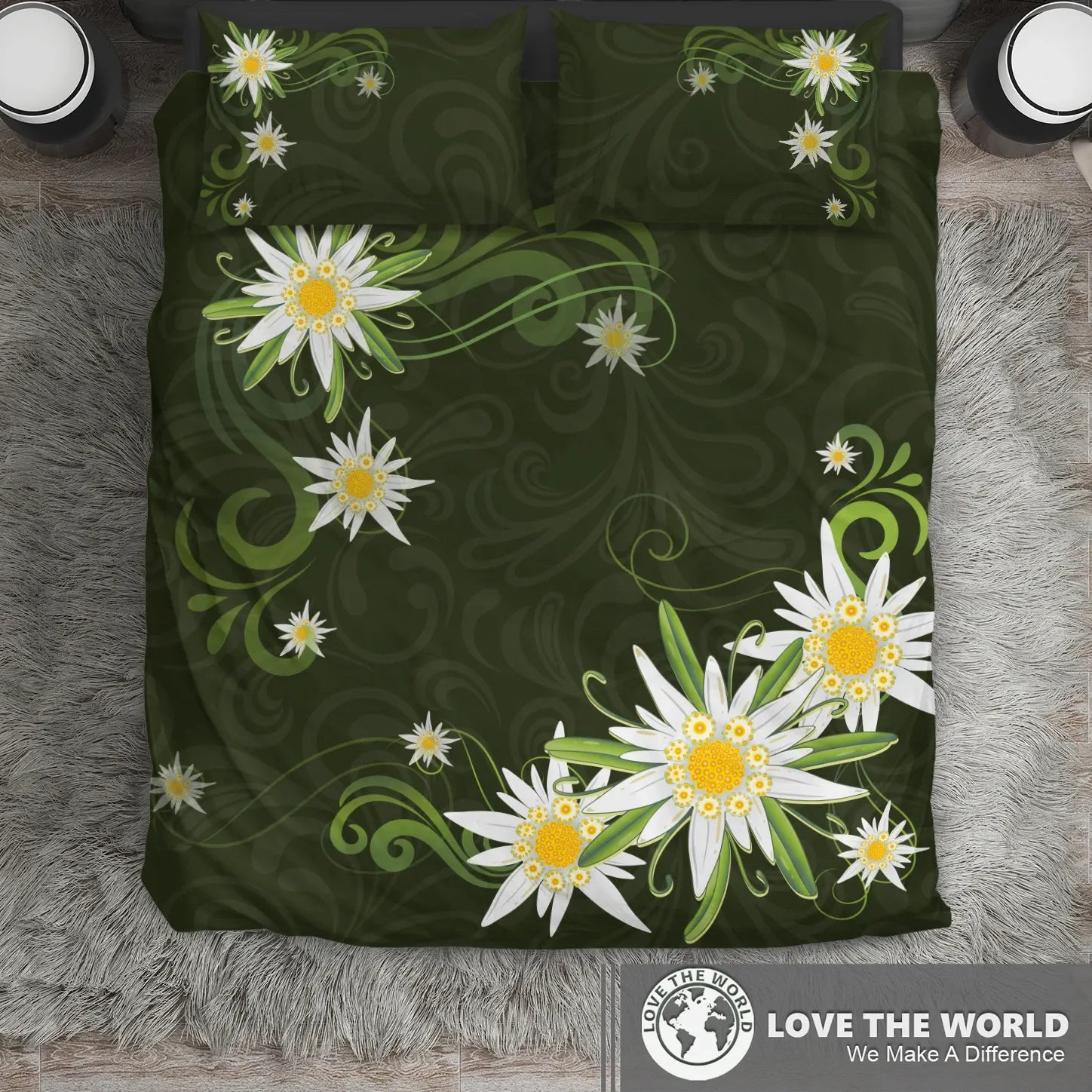 Switzerland Bedding Set Swiss Edelweiss Flower