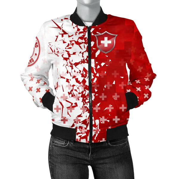 Switzerland Wobomber Jacket Swiss Shield