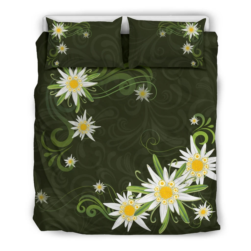 Switzerland Bedding Set Swiss Edelweiss Flower