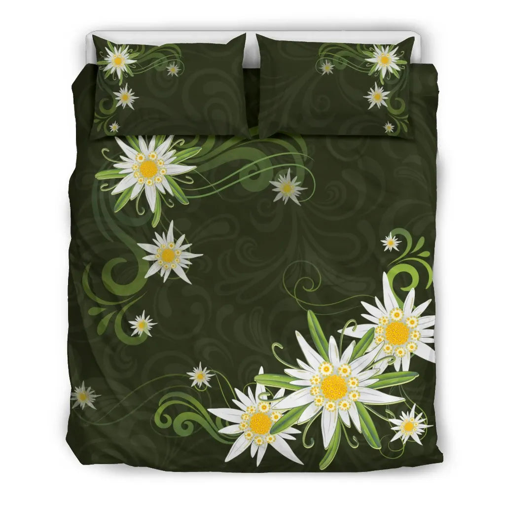 Switzerland Bedding Set Swiss Edelweiss Flower