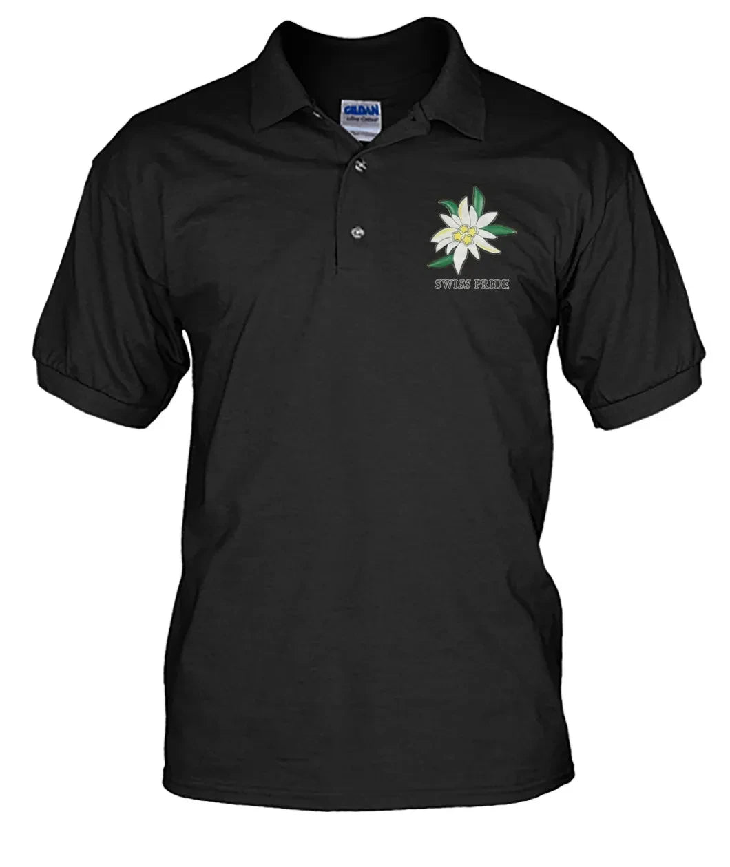 Switzerland Edelweiss Flower Polo T Shirt