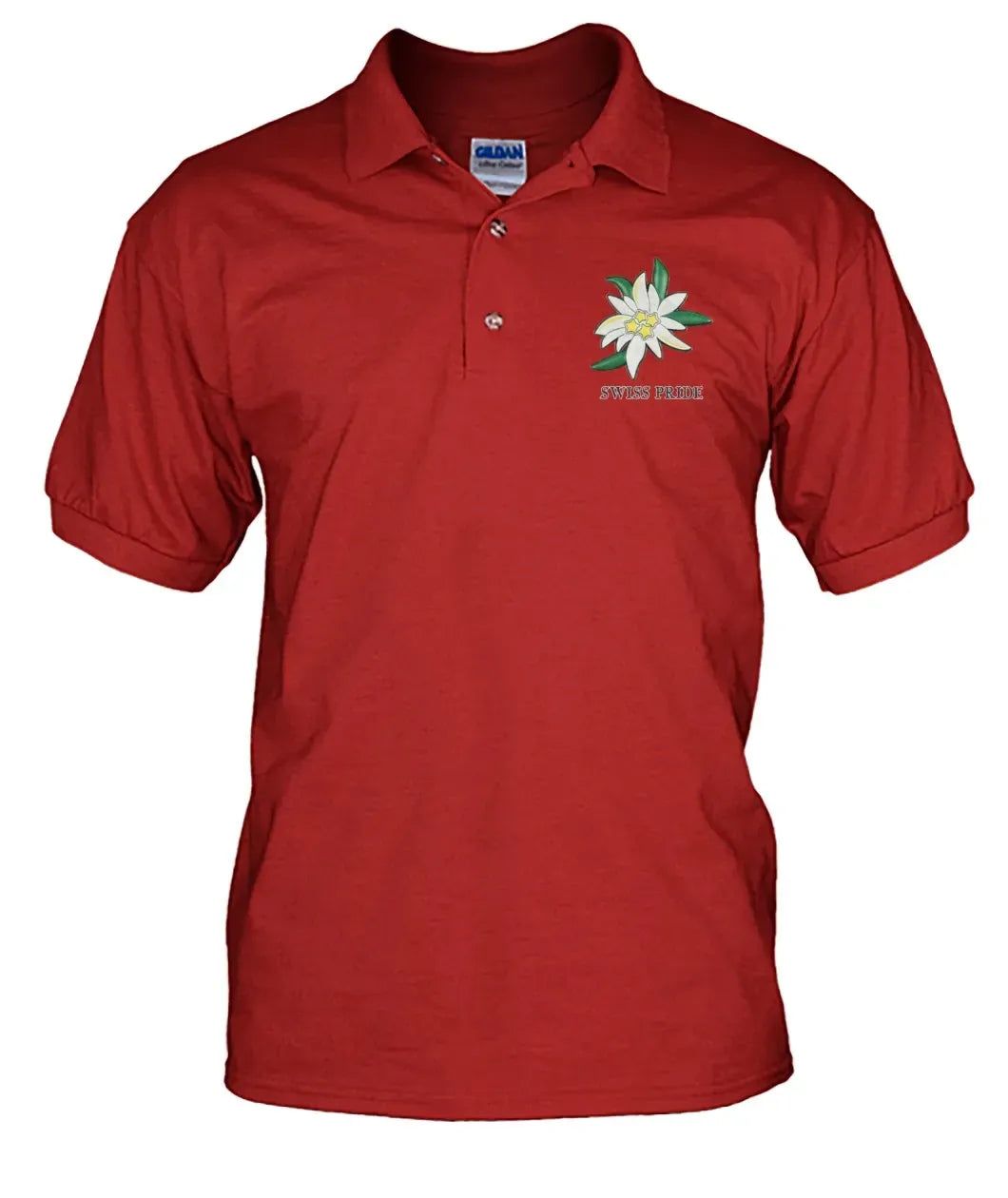 Switzerland Edelweiss Flower Polo T Shirt