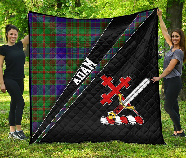 Tartanclans Adam Premium Quilt - Adam Clan Cross Style - aC