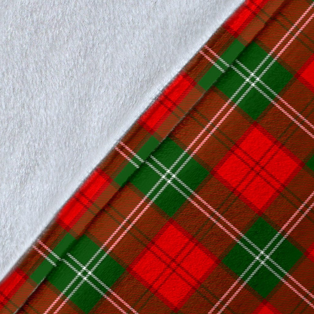 Gartshore Clan Blanket, Scottish Tartan Gartshore Clan Blanket Crest Style Ver2