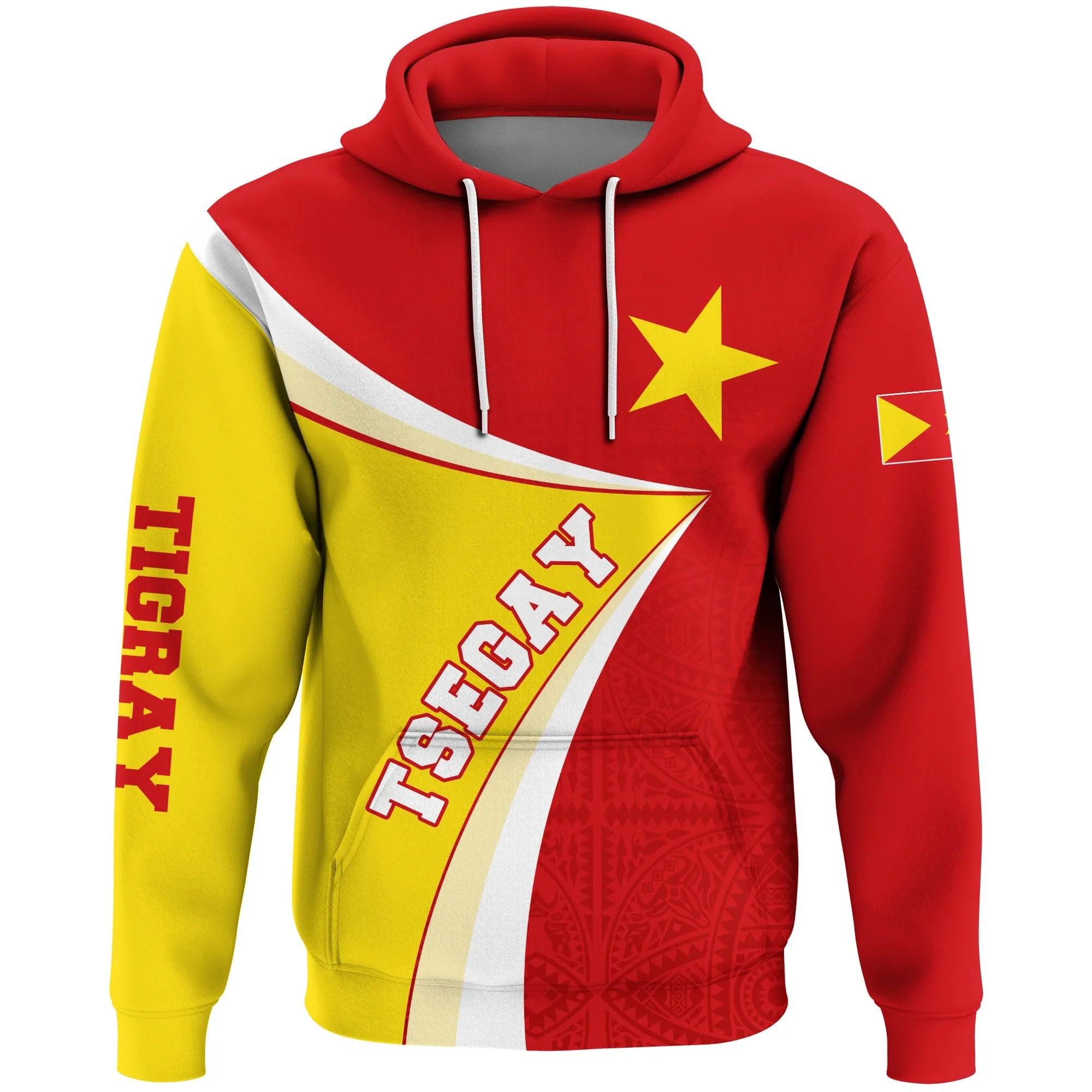 Personalized Tigray Flag Strong Tattoo Africa Pullover