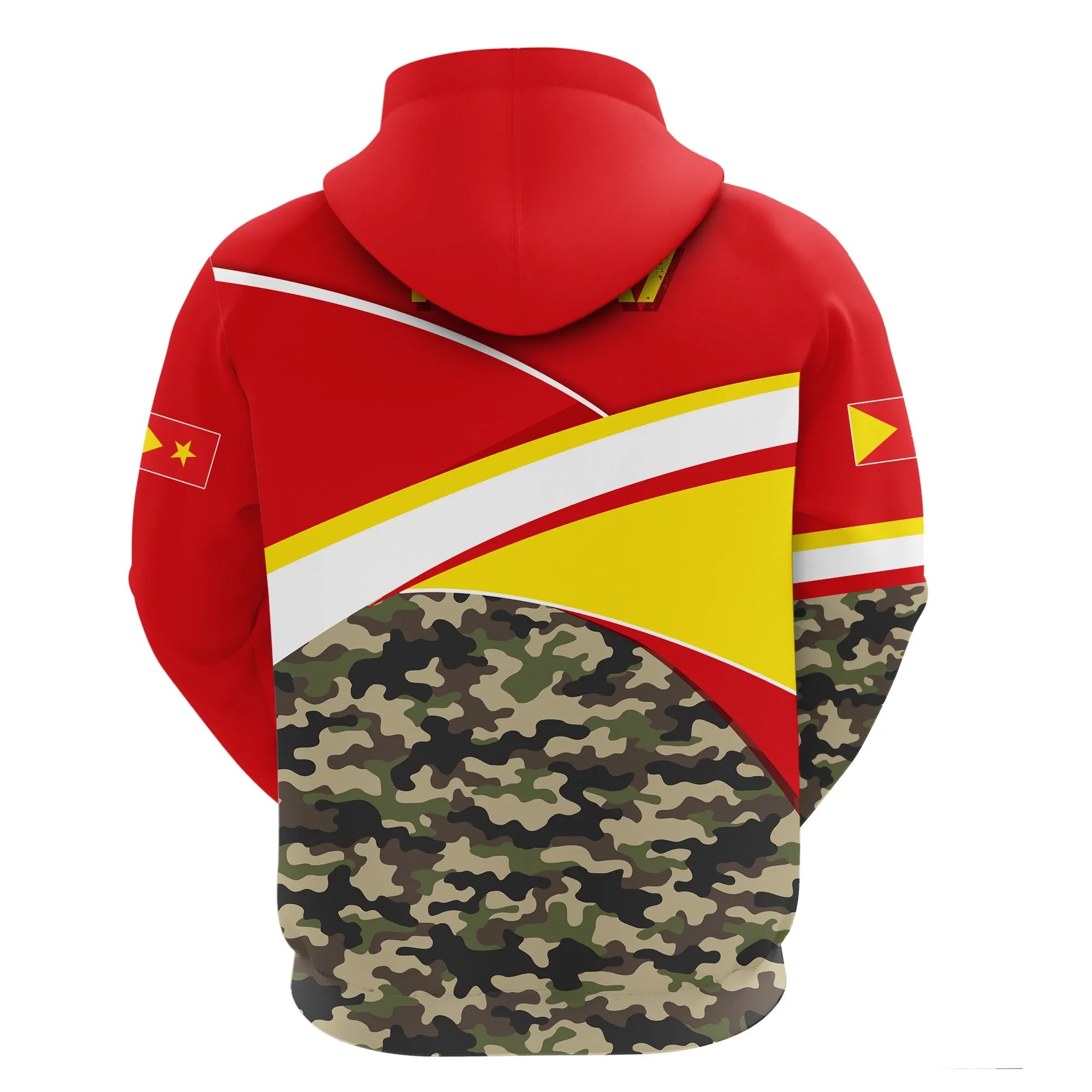 Tigray Flag TPLF Camo Red Pullover